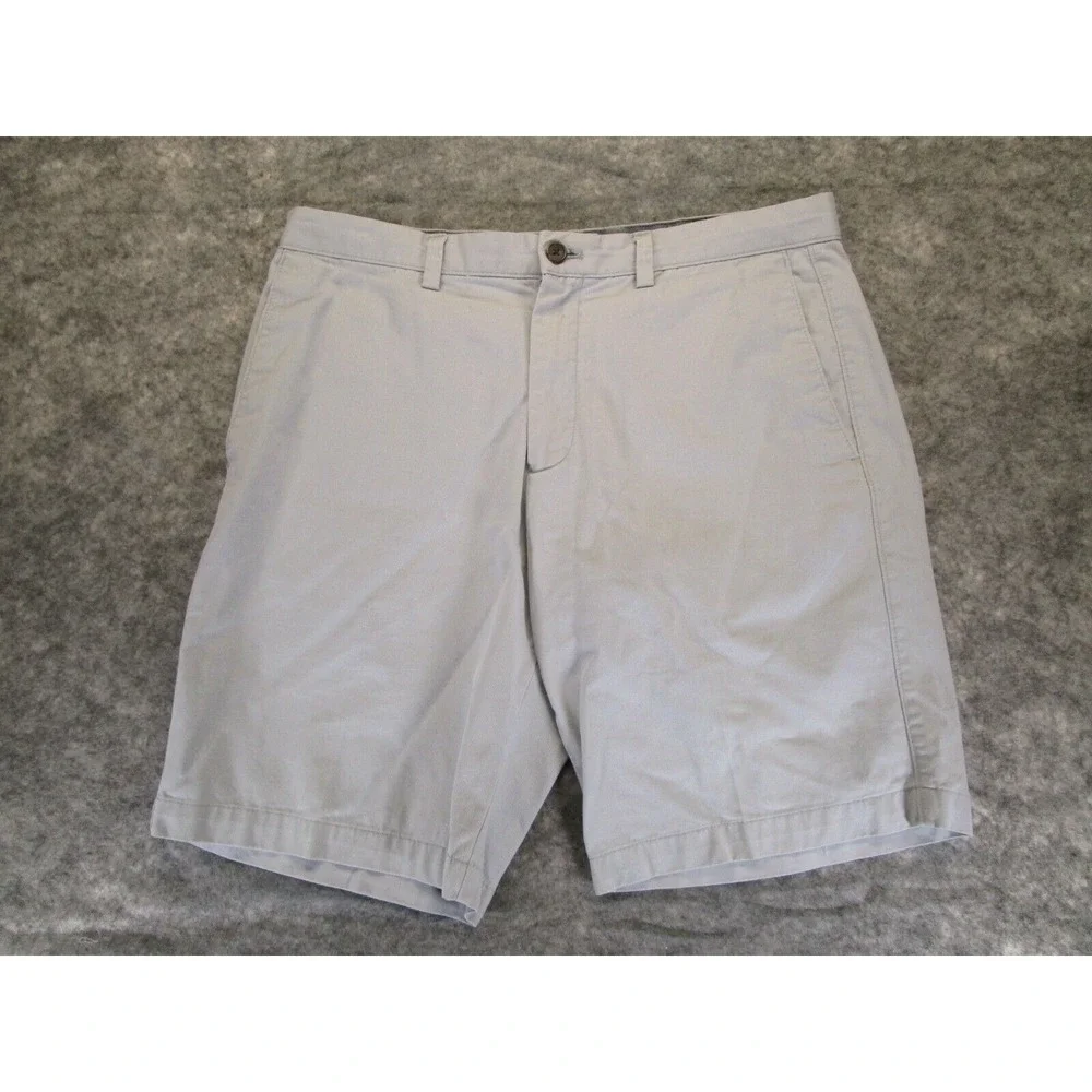 Banana Republic Chino Shorts blue Men's Size 35 pre-owned flat front‎ pocket